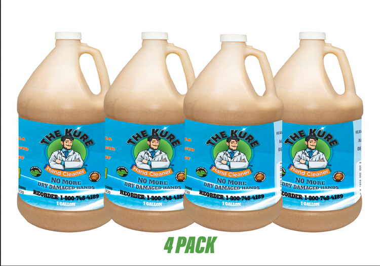 The Kure Natural Industrial Premium Hand Cleaner 4 gallons