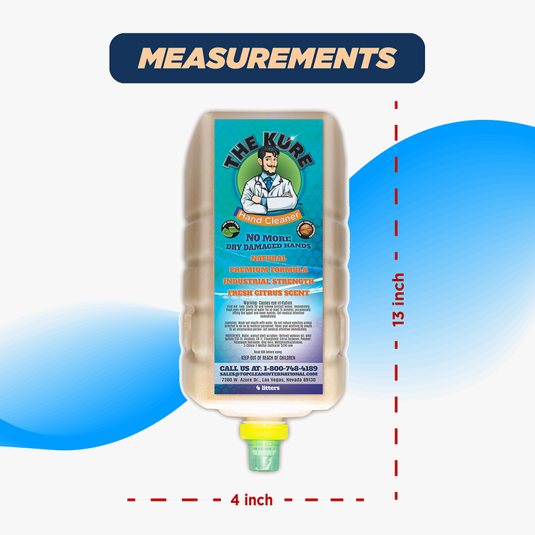 The Kure Natural Industrial Premium Hand Cleaner Starter Kit (3 gallons with Dispenser)