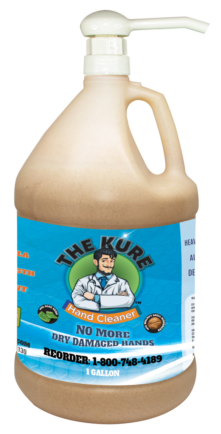 The Kure Hand Cleaner gallon with pump