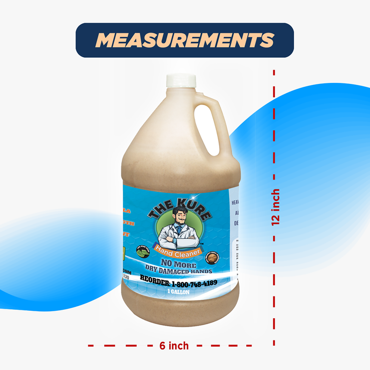 The Kure Natural Industrial Premium Hand Cleaner 4 gallons