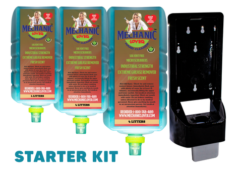 Mechanic Lover Natural Premium Hand Cleaner starter kit ( 3 gallon with dispenser )
